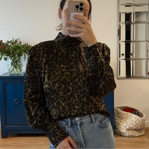 ANIMAL PRINT BLOUSE Zara